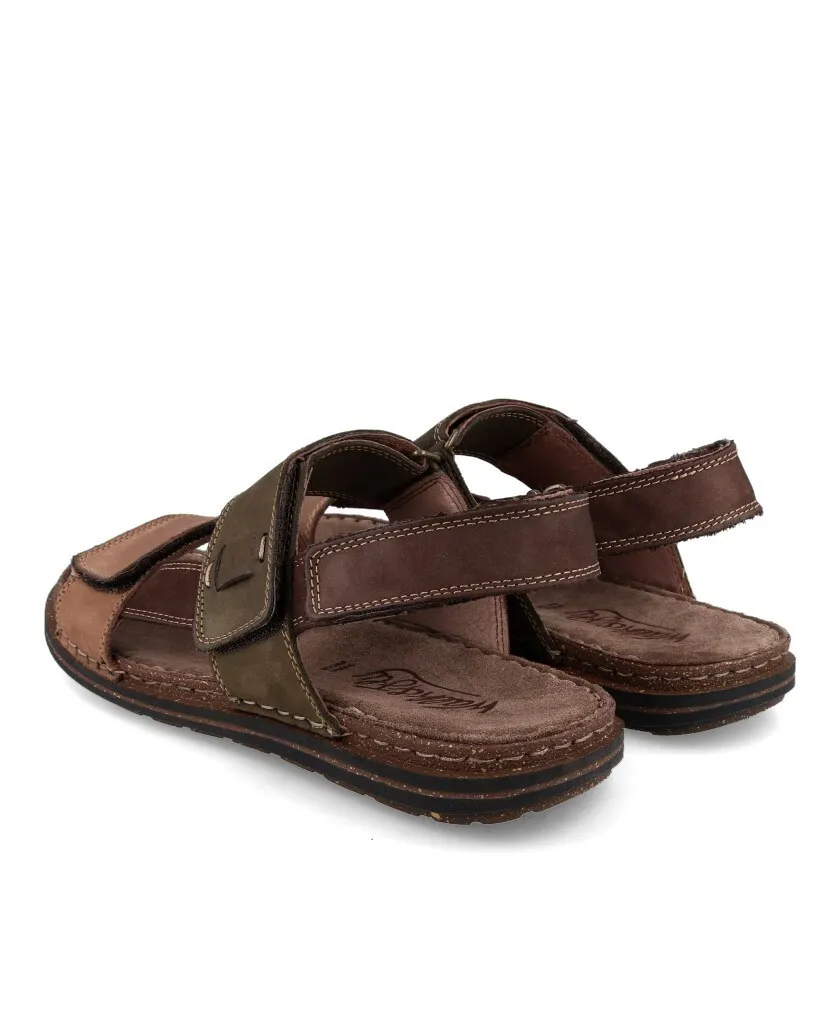 Walk & Fly 680-43770 Flat leather sandal