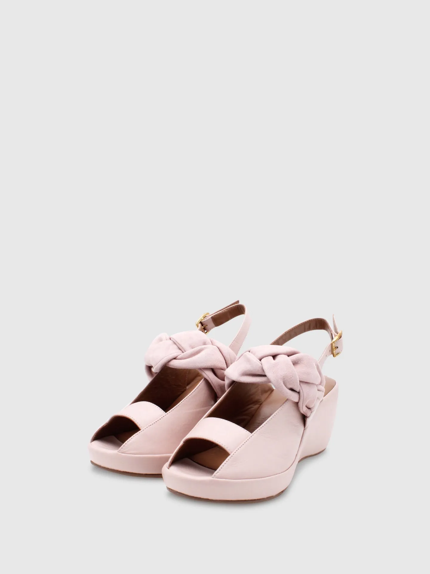 Wedge Sandals E03L5 Nude