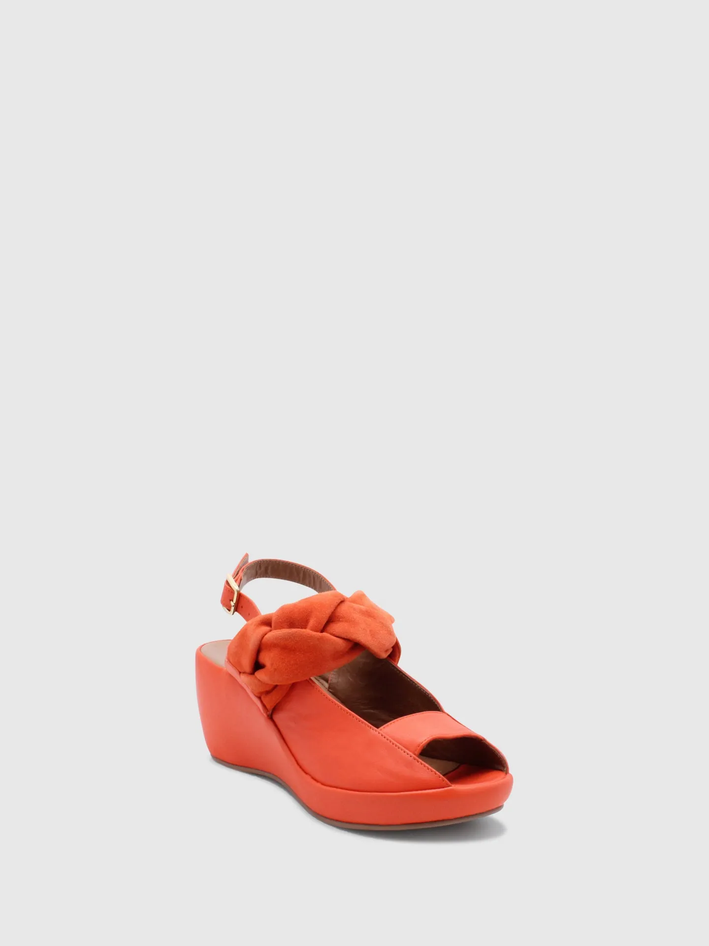 Wedge Sandals E03L8 Orange