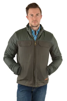 Western Style Cameron Jacket in Khaki - Pure Western.