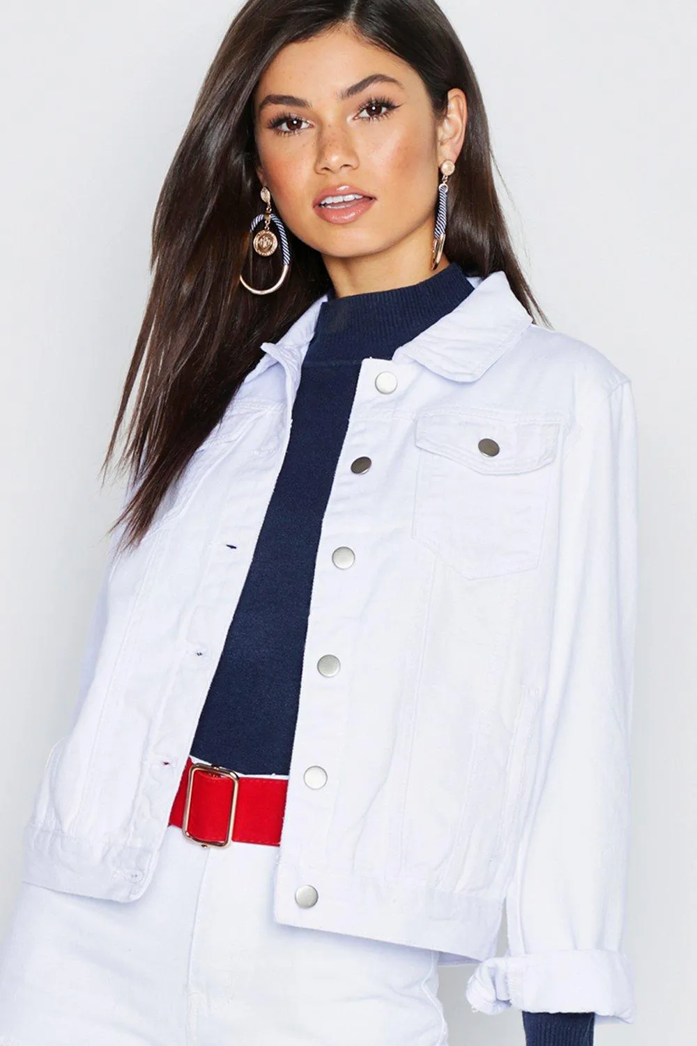 White Denim Jacket