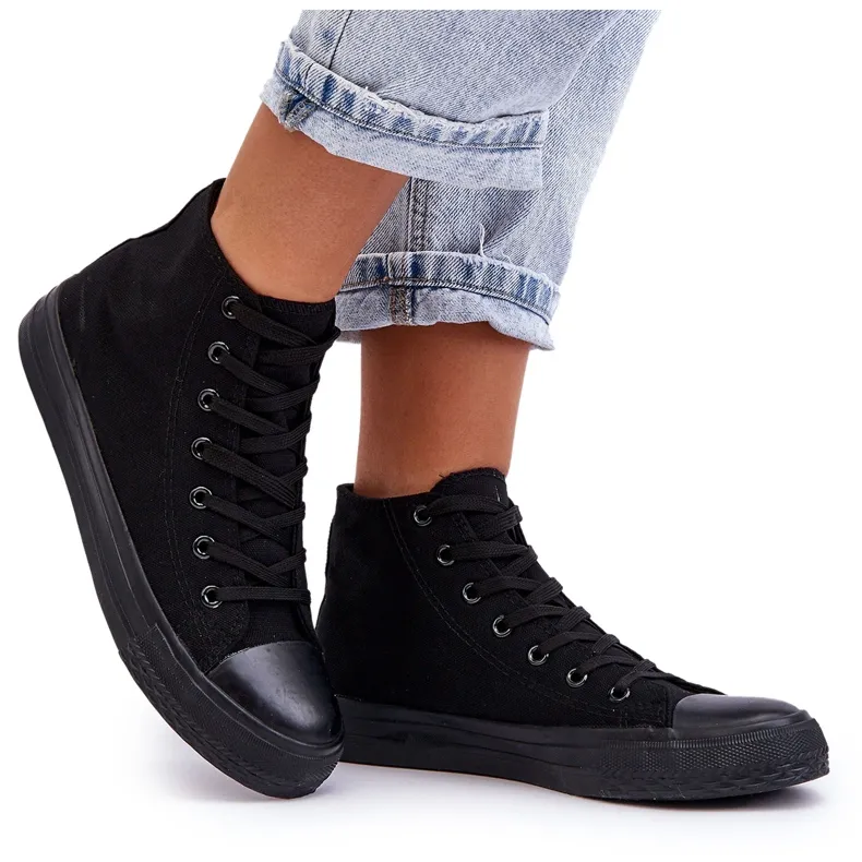 Women's Sneakers Black Socerio