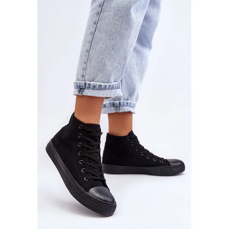 Women's Sneakers Black Socerio