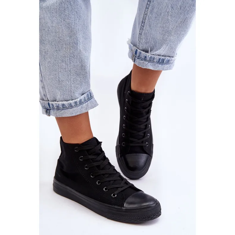 Women's Sneakers Black Socerio