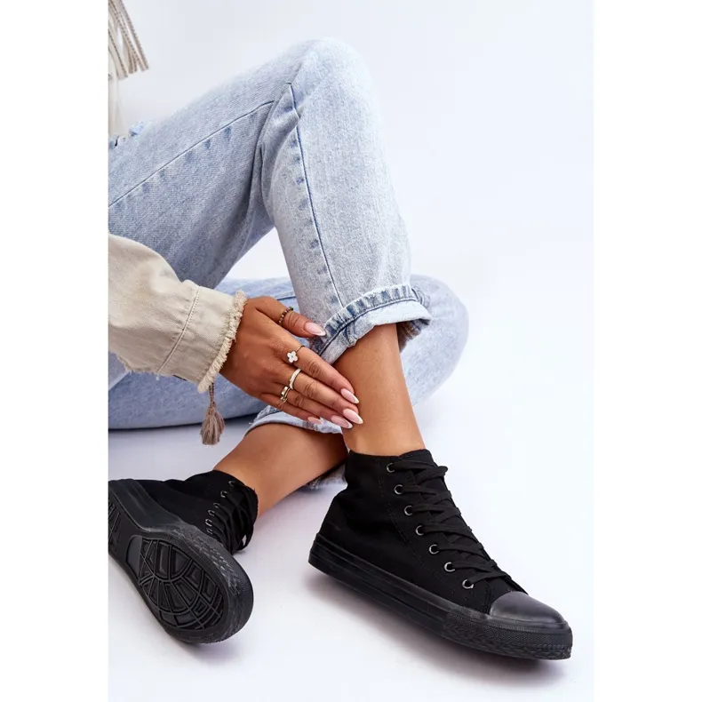 Women's Sneakers Black Socerio