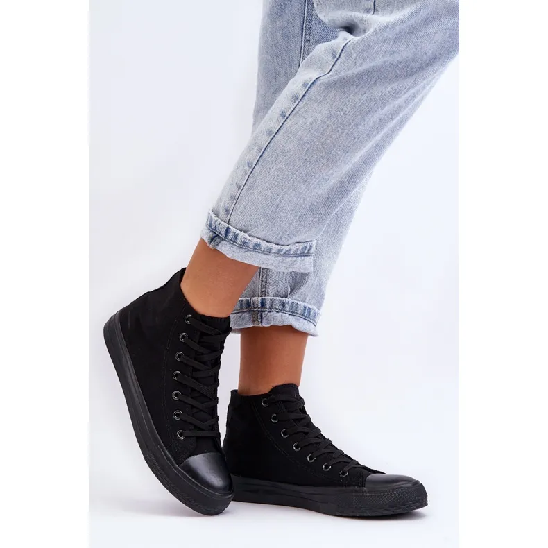 Women's Sneakers Black Socerio