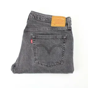 Womens LEVIS 501 Big E Jeans Grey Charcoal | W34 L28