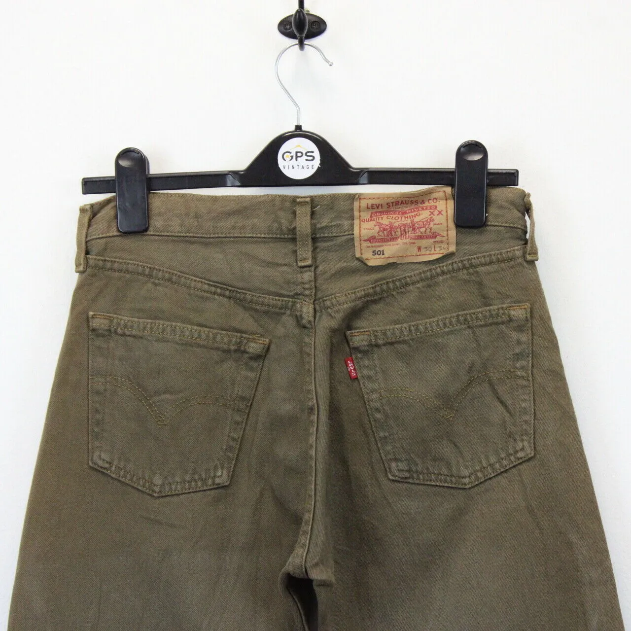 Womens LEVIS 501 Jeans Green | W30 L32