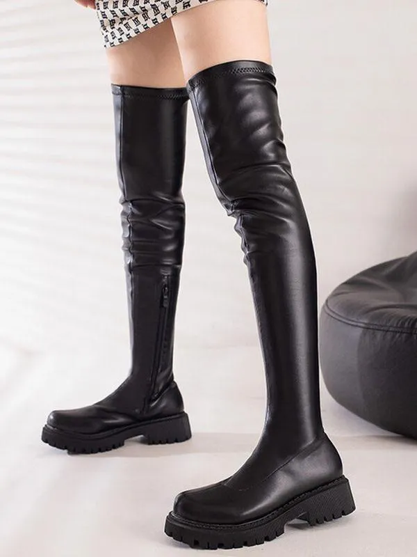 Fashionable Stiletto Heel Over-The-Knee Boots for Women