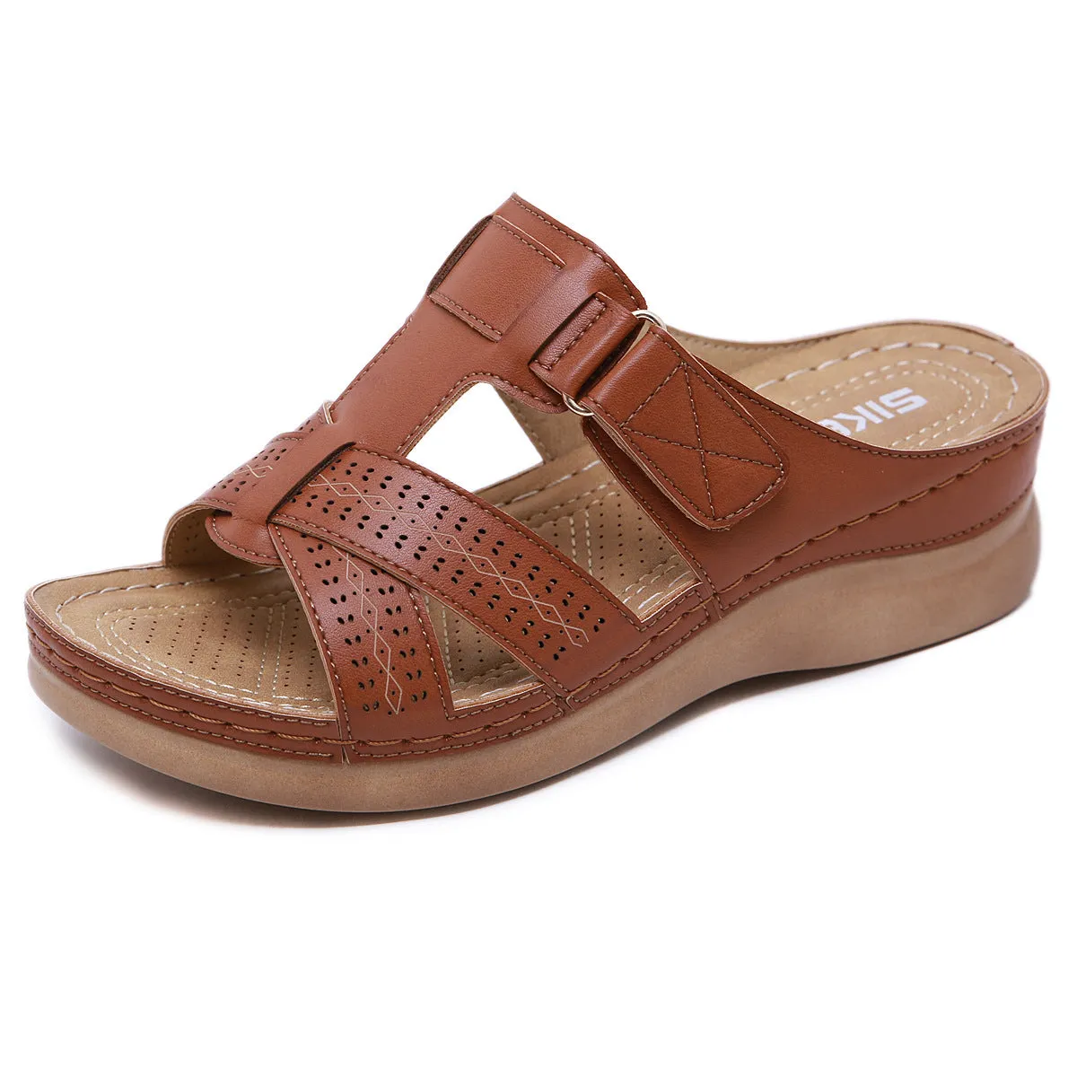 Summer Sandals with Slope Heel for Women