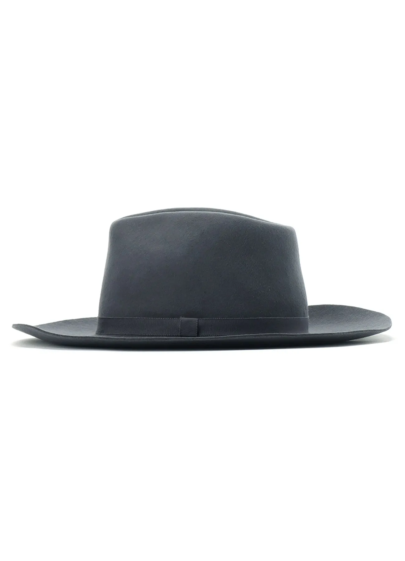 WOOL FELT RIBBON TAPE WIDE BRIM HAT