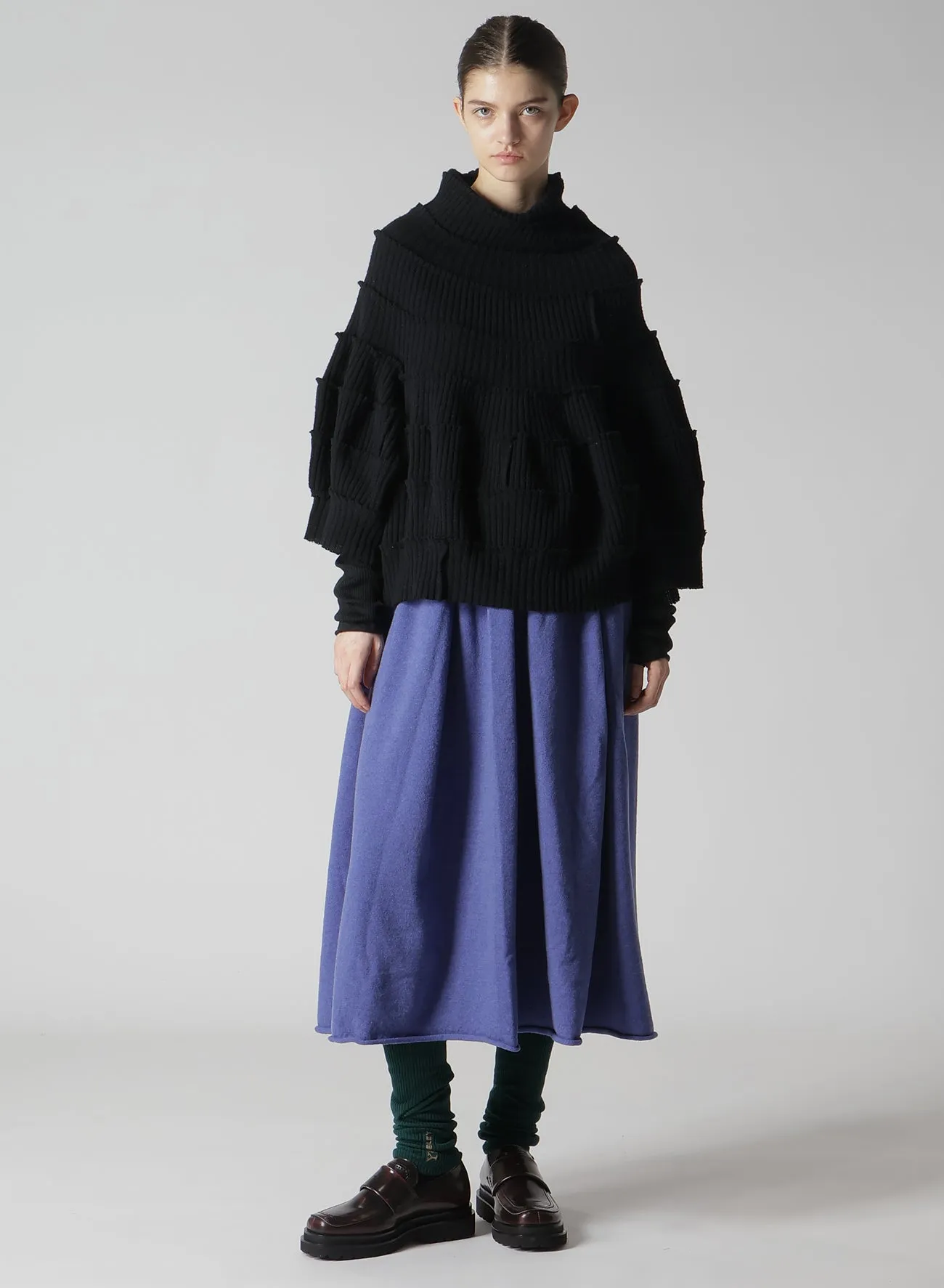 WOOL KNIT SKIRT