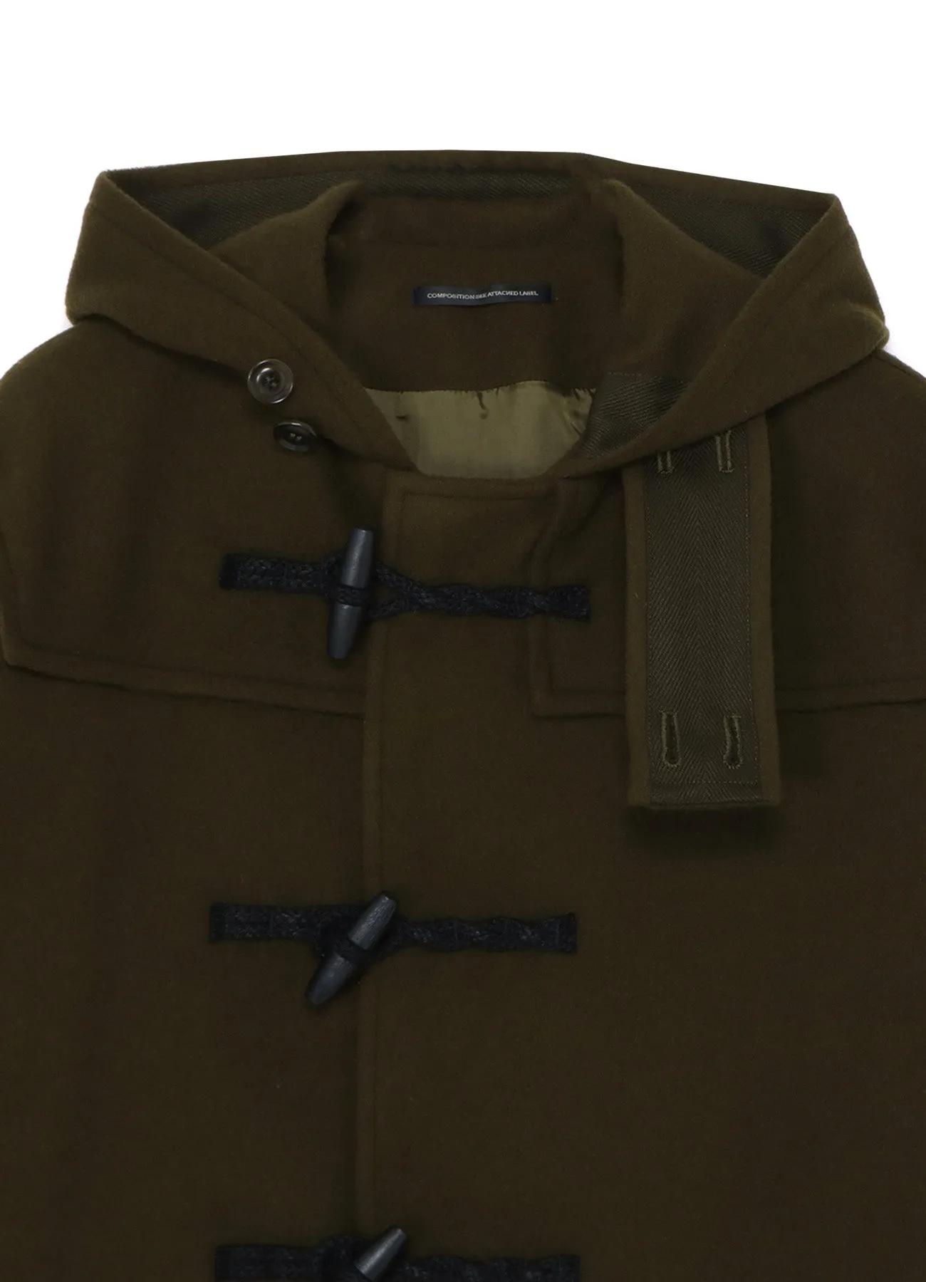 WOOL MOSSER DUFFLE COAT