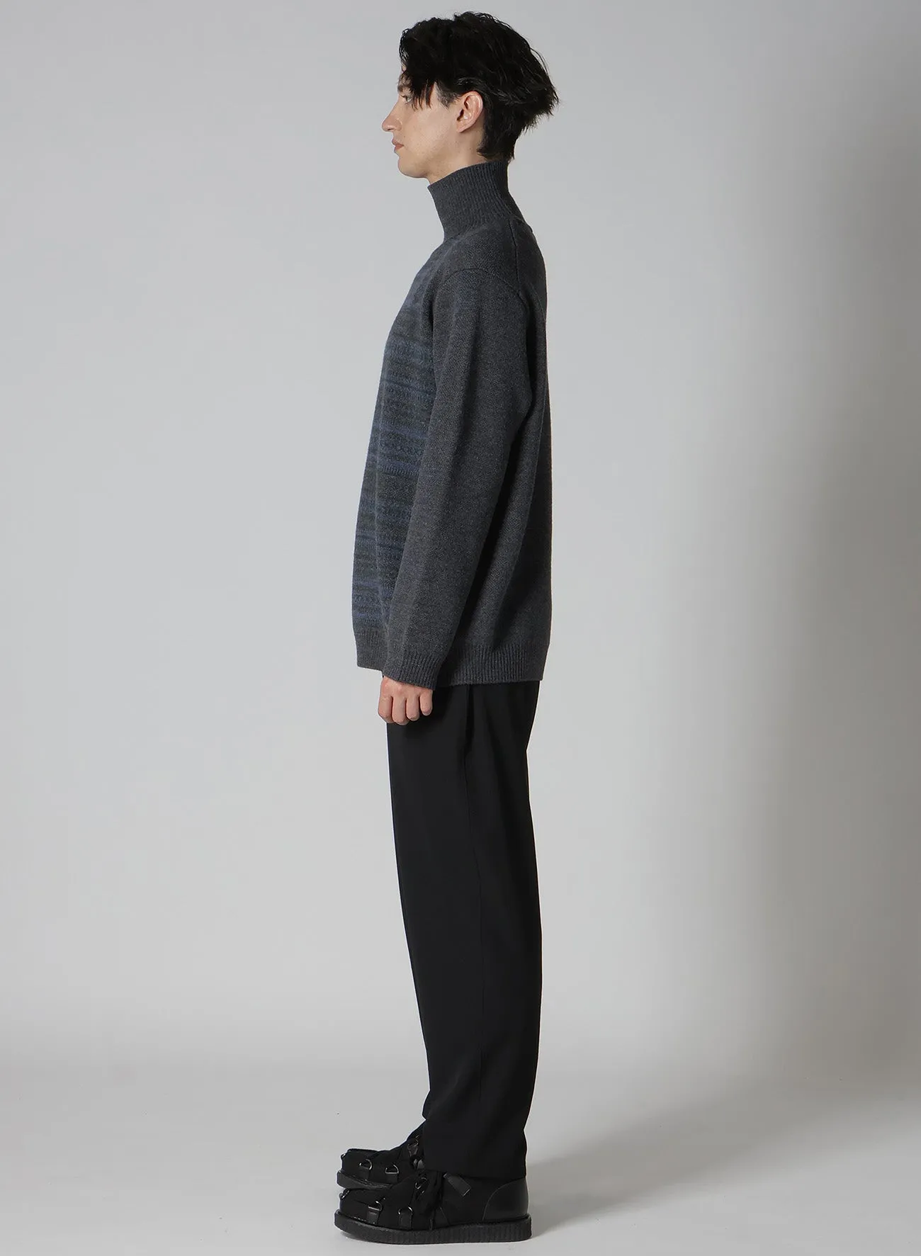 WORMHOLE HIGH NECK KNIT