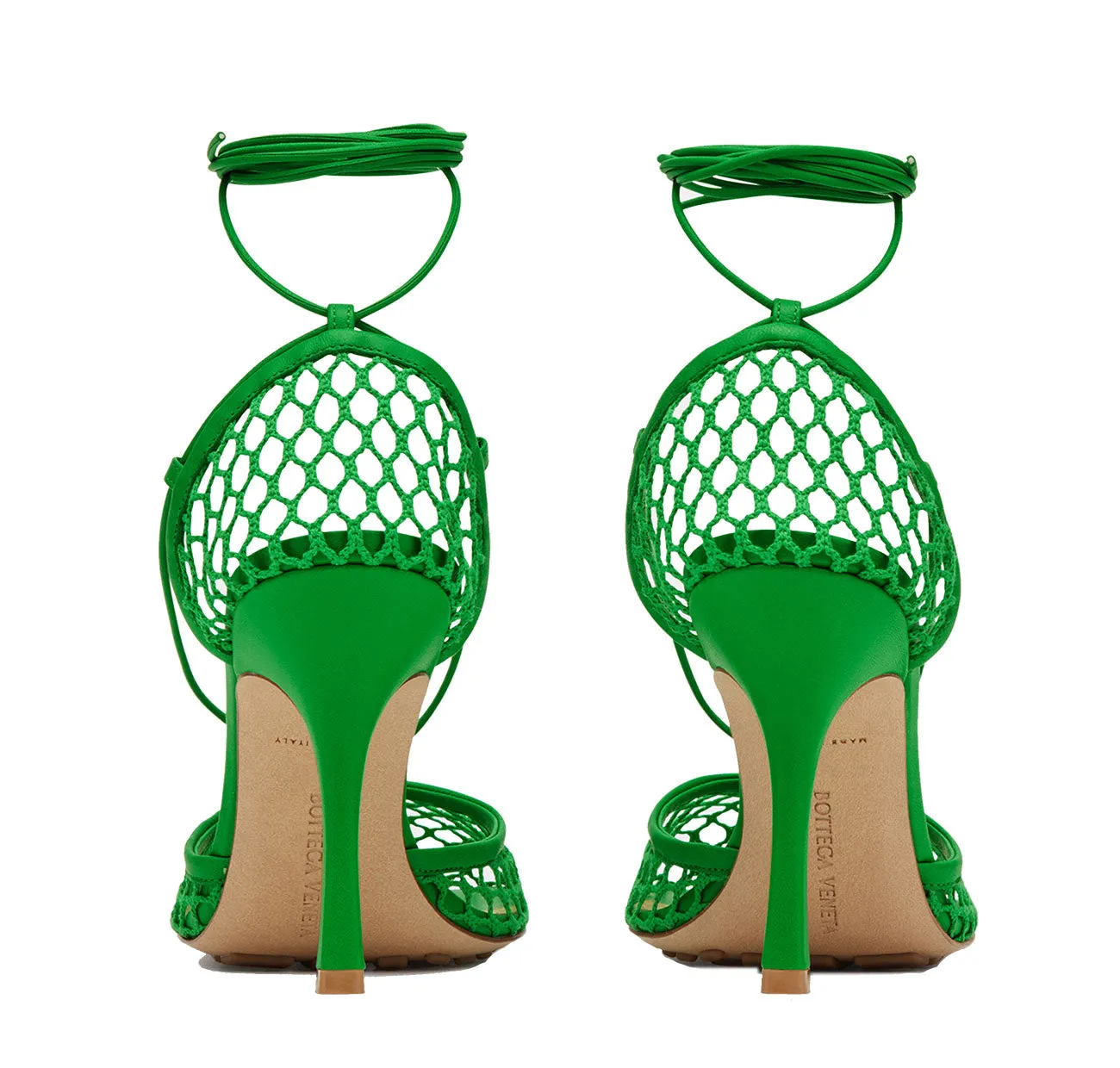 Grass Mesh Sandals - Wrap Style