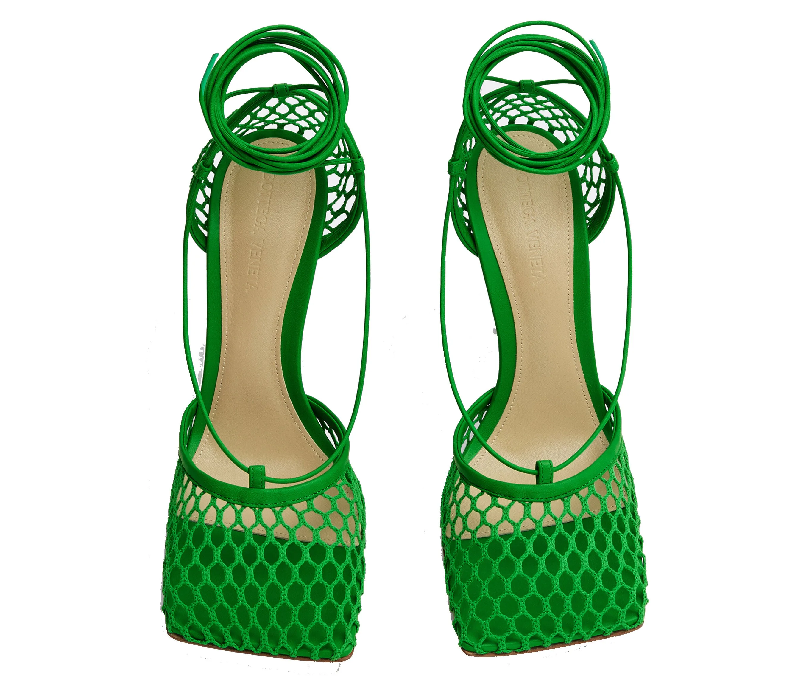 Grass Mesh Sandals - Wrap Style