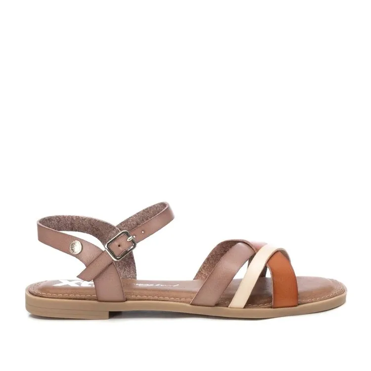 Flat Beige Women's Sandals by XTI