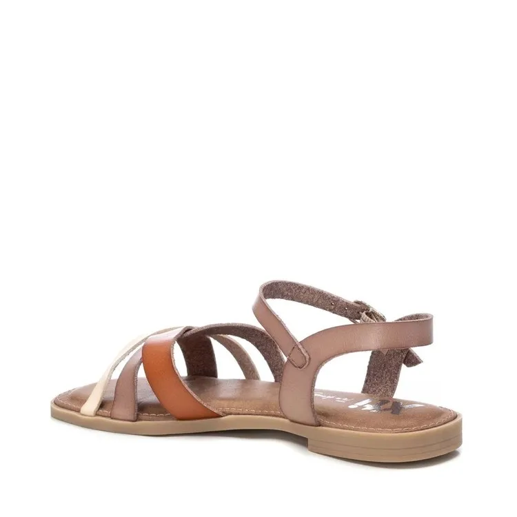 Flat Beige Women's Sandals by XTI