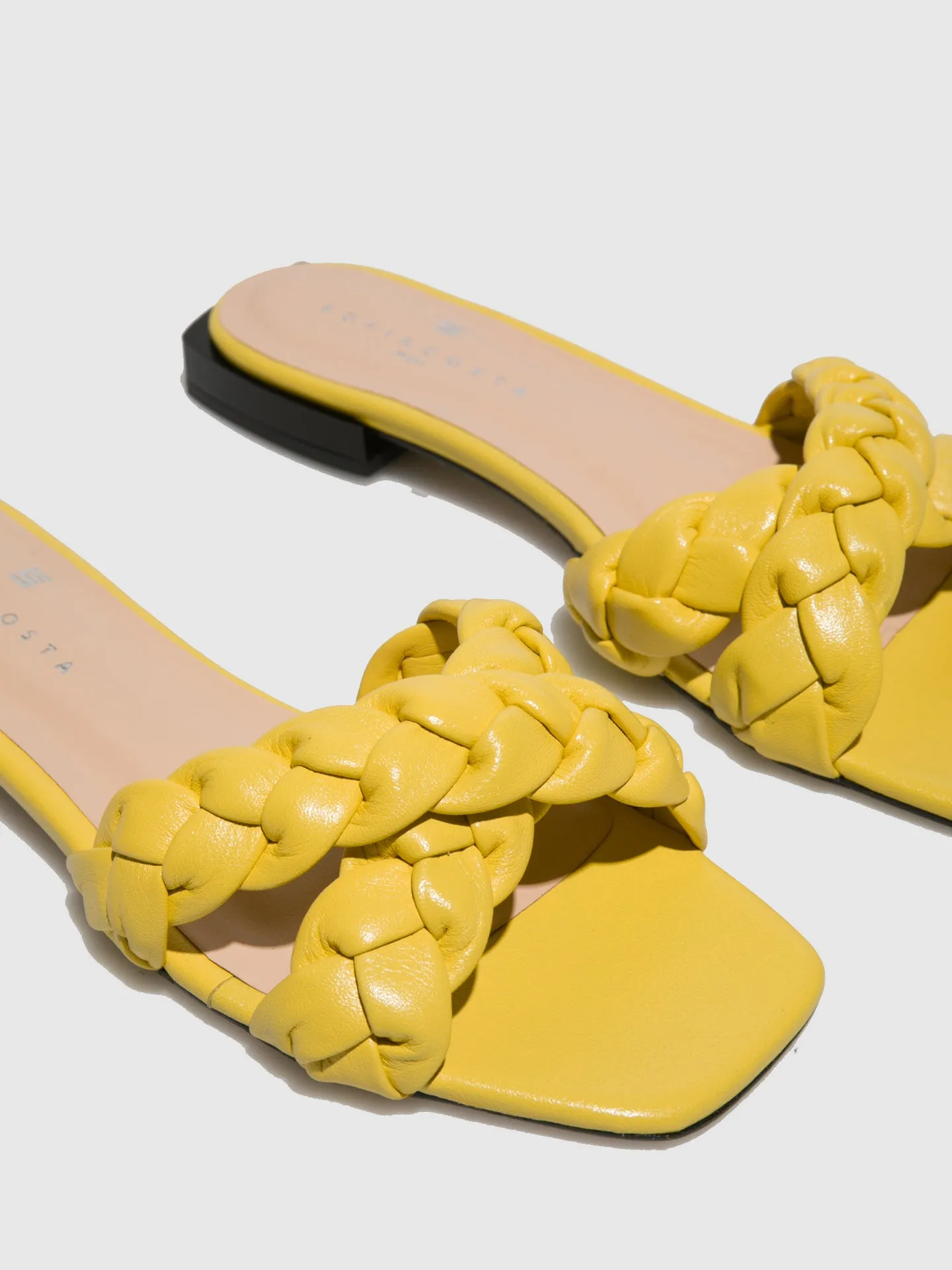 Yellow Flat Sandals