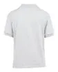 G880B White Youth Jersey Polo